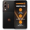 Hammer H HAMMER VENTUS 5G Smartphone da esterno 8 GB + 256 GB, Android 16, display AMOLED da 6,77 pollici 120 Hz, fotocamera AI da 108 MP, fotocamera selfie da 32 MP, MediaTek Dimensity 7100, batteria da 5000