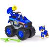 Paw Patrol, Rescue Wheels, Auto della Polizia di Chase, 3+ Anni | Vernice Metallizzata, Pneumatici Giganti, 2 Proiettili, Lanciamissili, Vani Di Stiva, Personaggio Chase, Casco e Zaino