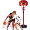 BAKAJI Basket Canestro Piantana Per Bambini Altezza Regolabile Fino 150 Cm Con Pallone
