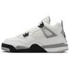 Nike Air Jordan 4 Retro Grade Scarpe da scuola per bambini, Summit Bianco/Rosso Fuoco, 28 EU