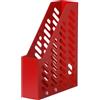 HAN 1x portariviste CLASSIC rosso A4/C4 76x246x315 mm con manico | Prodotto in Germania, formato A4/C4, 76x246x315 mm, vassoio per documenti, portadepliant, vassoio per documenti, per quaderni