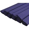 Netuno 10 rotoli di carta crespa blu scuro 200 x 50 cm carta crespa colorata di alta qualità per lavoretti compleanno matrimonio Natale Pasqua Carnevale decorazioni fiori regali