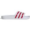 adidas Unisex Adilette Aqua Slides Ftwr White/Team Colleg Red/Ftwr White 9 UK 43 EU