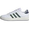 Adidas Uomo Grand Court Base 2.0 Shoes, Ftwr White/preloved Ink/off White, 36 EU