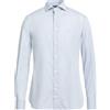 EMPORIO ARMANI - Camicia slim fit - Celeste
