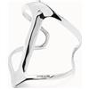 Uno de 50 Bracciale rigido placcato argento Sterling con struttura di manta gigante -