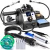 926LED-IV Stazione Di Saldatura 60W 90~480°C Kit Regolabile Con 2 Mani Attaccabi
