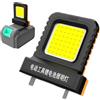 manhegari Lampada Da Lavoro LED,Luce Da Lavoro A Batteria Per Utensili Elettrici LED | 21V Spina Scorrevole Regolabile Luminosità Elevata per Officina Meccanica Cantieri
