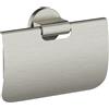 Inda Portarotolo basculante con coperchio One nickel spazzolato