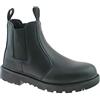 Grafters, stivaletti Chelsea Dealer, scarpe da lavoro color miele, M808N, nero (Black Leather), 43 EU