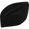 Fydun 59cm Cappello di Preghiera Musulmano Nero Maschio Morbido Velluto Dorato Materiale Cappello di culto Islamico Islam Berretto da Preghiera per Uomo