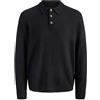 JACK & JONES Jprblamaverick Knit Pack BF, Nero, XL