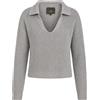 Club Crochet Maglia Donna Collo Polo Lurex