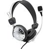 Techly 361971 Cuffia Stereo con Microfono e Controllo Volume Nero/Argento