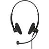 EPOS Sennheiser 1000551 I Sennheiser Impact Sc 60 USB Ml Stereo Auricolare, Nero con Colore Arancione