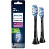 Philips Sonicare HX9052/33 Pack da 2 Testine di Ricambio G3 Premium Gum Care, con RFID e Tecnologia Adaptive, Per Gengive Sane, Nero