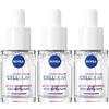 Nivea Cellular Expert Filler Siero Viso Acido Ialuronico Rimpolpante 15 ml, antirughe e rassodante 3x15 ml