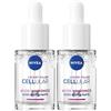 Nivea Cellular Expert Filler Siero Viso Acido Ialuronico Rimpolpante 15 ml, antirughe e rassodante 2x15 ml