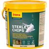 SERA 3,8 litri 1,7 kg sera Pond Sterlet Chips Nature Alimento Mangime Completo Affondante per Grandi Storioni da laghetto
