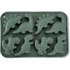 Fackelmann Stampo Ghiaccio Dinosauro per Bambini - Stampo Silicone Antiaderente per Cubetti Ghiaccio, Cioccolatini, Gelatine e Mini Dolci, Party a Tema, Feste e Bevande Creative