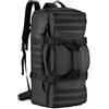BAIGIO Zaino Tattico Militare Bagaglio Borsone Duffle Bag 60 Litri Zaino per Outdoor Sport Viaggio Escursionismo Campeggio Alpinismo, Nero