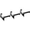 Stylebest Pinza per Poggia Canna da Pesca, Supporto in Plastica Durevole per Un'esperienza di Pesca Confortevole, Confezione da 3 (Nera)
