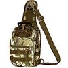 HUNTVP® Borsa Petto Tattico Militare Zaino Monospalla Uomo Borsello a Tracolla Molle per Campeggio Ciclismo Escursione Hiking Sport