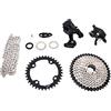 RiToEasysports A7 10S Mountain Bike 1x10 Speed Group Set, 42T Cassette 36T Disc 10 Speed Chain Gancio di Coda Kit di Accessori per Testa di Collegamento a Catena, 1x10 Speed Shifter Deragliatori Gruppo
