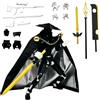 WANGHONGGOGO Action figure T13, action figure stampata in 3D, giocattolo mobile multi-articolato, adatto per gli appassionati di giochi per bambini, decorazione da scrivania (Bianco e nero)