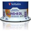 Verbatim Confezione DVD+R Verbatim DVD+R DL wide pr. 8x Speed, 8,5GB Life Series 50Pcs [97693]