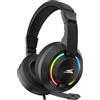 BARACUDA Cuffie Baracuda BGH-021 Hydra RGB A padiglione 2x3.5mm/Usb Da gioco con microfono Nero [HYDRA]