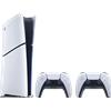 Sony Console Sony PS5 Digital + 2 Controller Wireless DualSense Bianco [PS5]