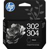 Hp Cartuccia di inchiostro Hp 302-304 Combo Pack a colori: 100pag. nero: 120pag. Nero Tricolore [B82L1AEBL]