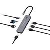 Verbatim Hub versatile Verbatim CMH-08 Usb-C Pro Multiport 8 porte Grigio argento [32151]
