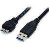 StarTech Cavo USB-A a Micro-B 50cm, 5Gbps, M/M, Nero (USB3AUB50CMB)