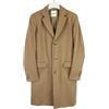 Sandro Cappotto Uomo Piccolo Lana Cashmere Misto Singolo con Sfiati Dentellato