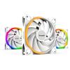 ‎bequiet! Be Quiet! Light Wings White 140mm PWM high-speed Triple Pack, Premium ARGB Cooli