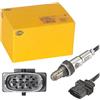 HELLA 6PA 358 066-001 Sonda lambda, 4a... poli, davanti al catalizzatore, Cavo 630mm