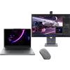 Lenovo Yoga Pro 7i 15 + Yoga Pro 27UD OLED Monitor & Yoga Bluetooth Silent Mouse Processore Intel® Core Ultra 9 386H E-core fino a 3,7 GHz P-core fino a 4,9 GHz, Windows 11 Home 64, 1 TB SSD M.2 2242 PCIe Gen4 TLC - YGVISIT1