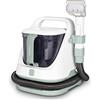 H.Koenig Pulitore smacchiatore TWT77 per tessuti:Tappeti/Divani/Poltrone/Materassi, Serbatoi acqua pulita e sporca rimovibili,spazzola di ricambio, potente, compatto,trasportabile,650W, Bianco e Verde