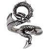 Alchemy Gothic Dragon's Lure Donna Anello Colore Argento XXS-XS Peltro