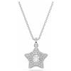 Swarovski Sublima Collezione, Round Cut, Stella, Bianco, Placcato rodio