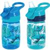 Nuby Incredible Gulp Borraccia Bambini, Set 2, 360ml, 18+ Mesi, Dinosauri