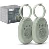 Nuvita 3020 Baby Monitor Audio con Rumore Bianco - Connessione Sicura 2.4 GHz, Audio Bidirezionale, Ricaricabile, Fino a 30h di Autonomia, Ninne Nanne e Timer