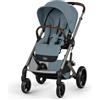 CYBEX Gold BALIOS S LUX Passeggino e Culla pieghevole, Stormy Blue | Dalla nascita ai 4 anni, max 22 kg, sistema da viaggio, ripiegabile in modo compatto, ruote fuoristrada
