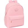 safta SPAGNOLO ROSA - Zaino per laptop da 15,6 e USB, ideale per giovani di diverse età, tessuto riciclato, comodo e versatile, qualità e resistenza, 31 x 18 x 44 cm