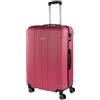 ITACA Valigia 23Kg da stiva capiente Valigia rigida XL con ruote silenziose Troll