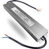 Weishuo Trasformatore 220V a 12V 200W 16.7A Ultra Sottile IP67 Esterno Alimentatore in T