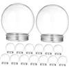 ERINGOGO Palle Globo di Plastica Personalizzabili 9 Pezzi 270ml Tappo | Trasparente Pet e Alluminio, per Creazioni Fai da Te, Uso Multiplo, Decorazioni Festive