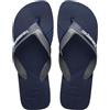 Havaianas Dual Uomo FlipFlop Navy Blue/Steel Grey 37 EU